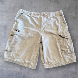 Airwalk Cargo Shorts Mens 36‎ Pockets 100% Cotton